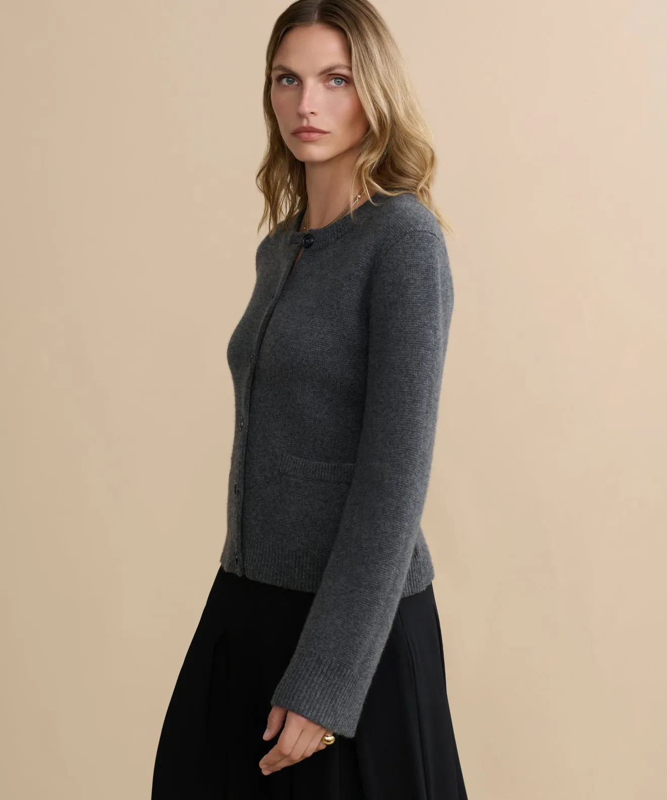 Relaxed Cut Cooper Cardigan