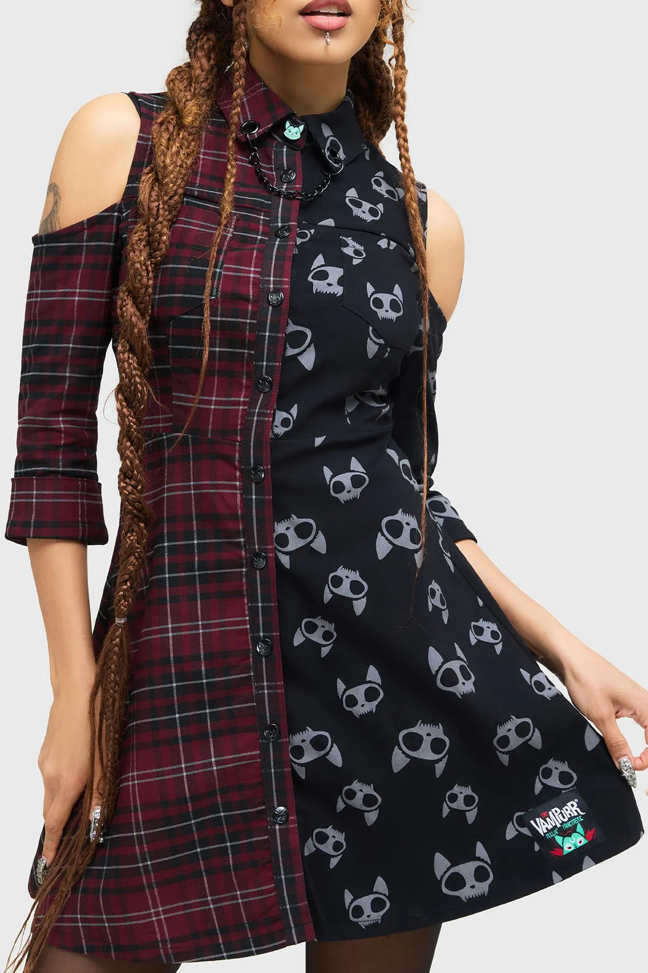 Lower Hem The Vampurr Shirt Dress