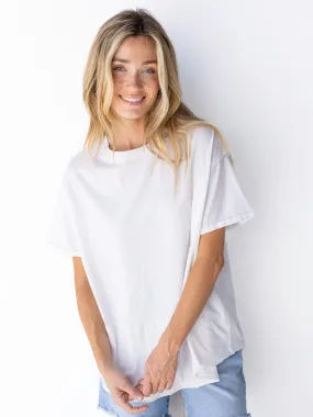 Take It In Cotton Tee - White Summer Essential Outdoor Essentials