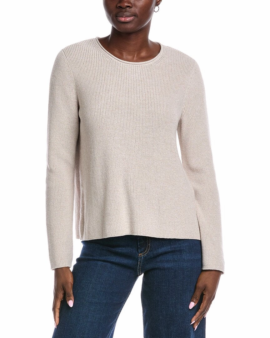 EILEEN FISHER Crewneck Sweater Comfortable Look
