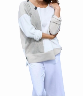 Patch Sweater In Kit/ Ow/ Sand Effortless Warmth