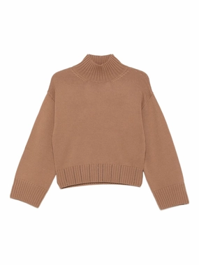 Fabiana Filippi Women's Sweaters Camel Cold-weather knit