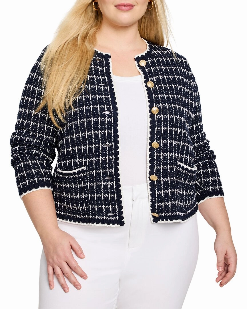 Timeless Layering Versatile Layers NIC ZOE Plus Mixed Up Sweater Jacket