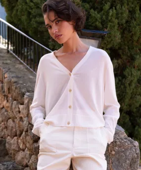 Mira Cardigan Airy Feel Airflow channels