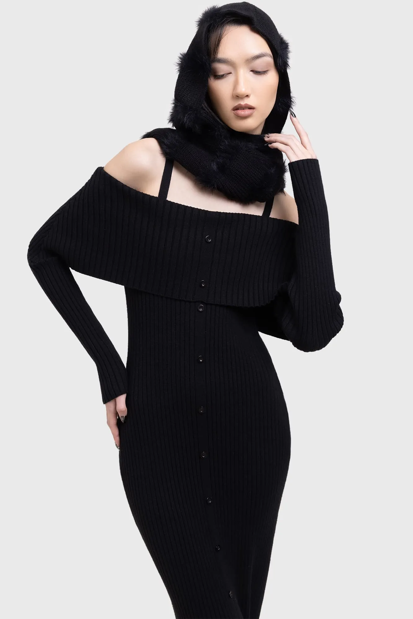 Chic Statement Shadow Empress Dress