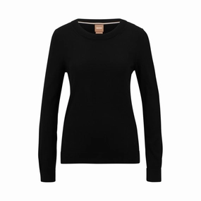 Effortless Fashion Crew-neck sweater in merino wool