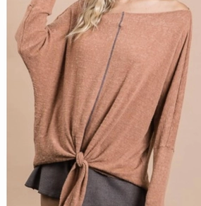 Amy In Rust Sophisticated Look Comfy and Stylish