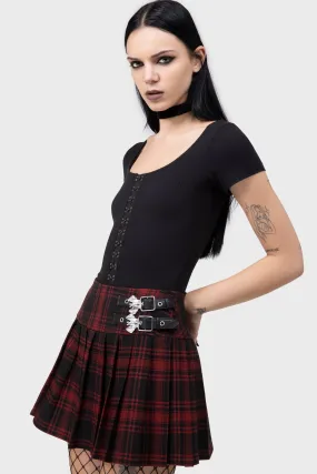 Bat Girl Skirt [TARTAN] Lined interior