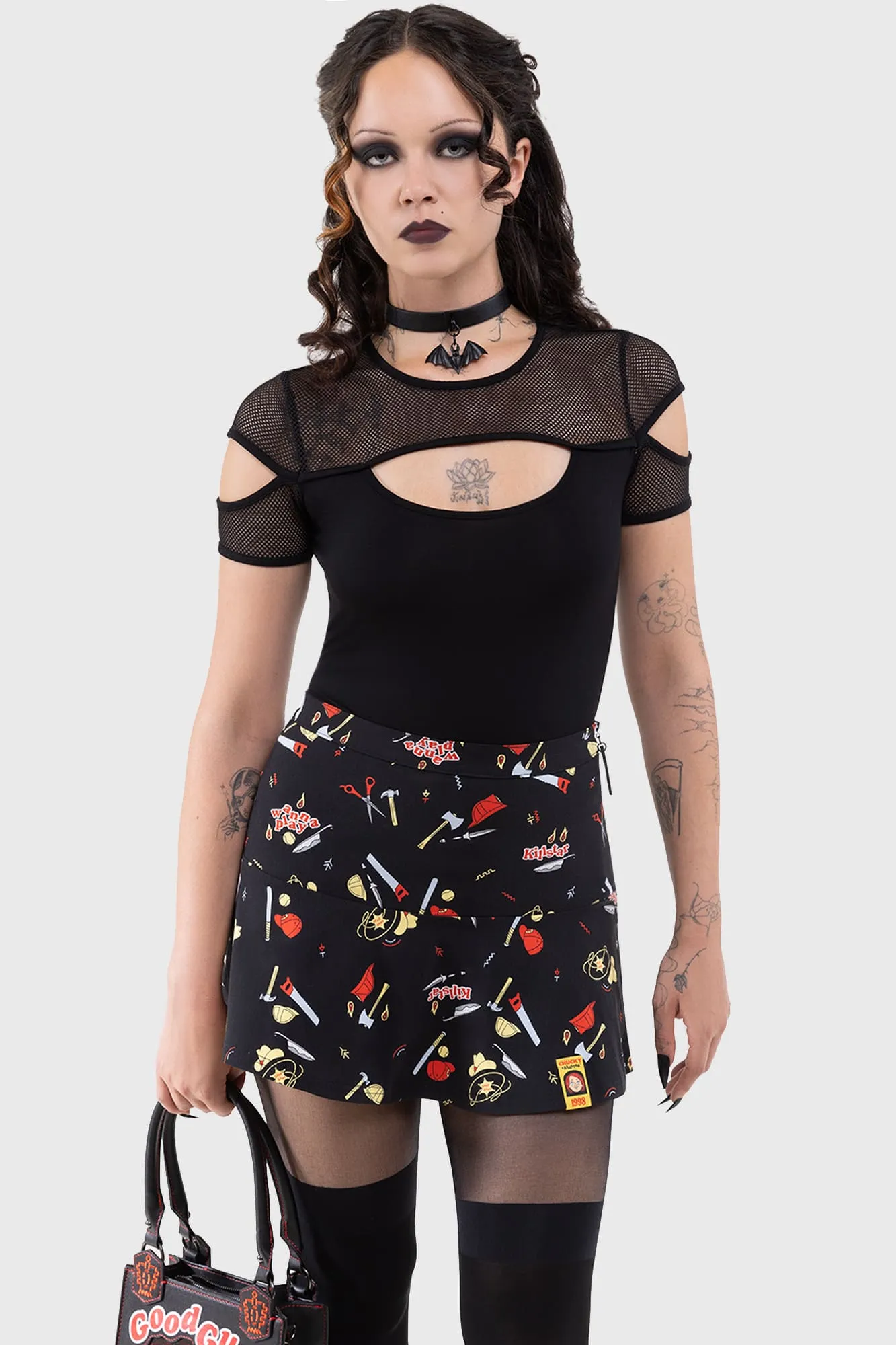 Flexible Knit It's Time To Play Mini Skirt