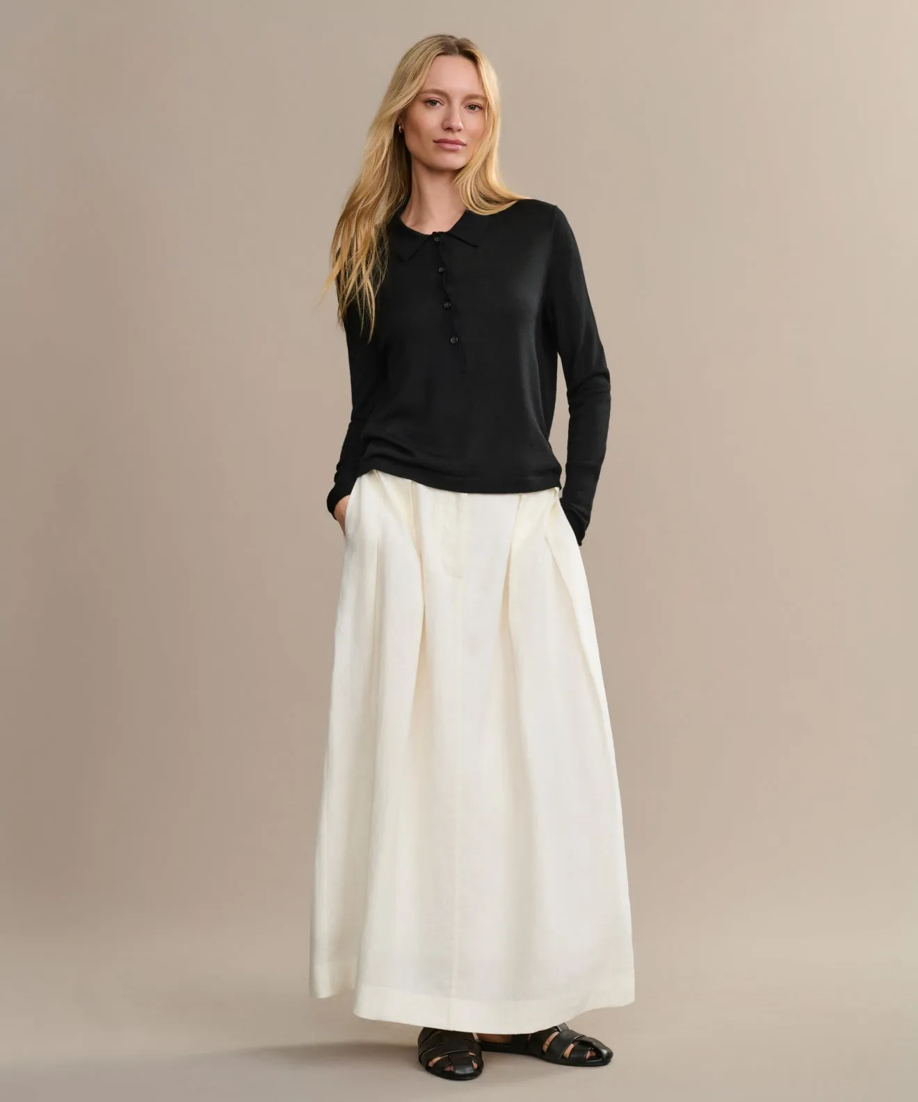 Grayson Pullover Trendy pick Interlock Ribbed Collar