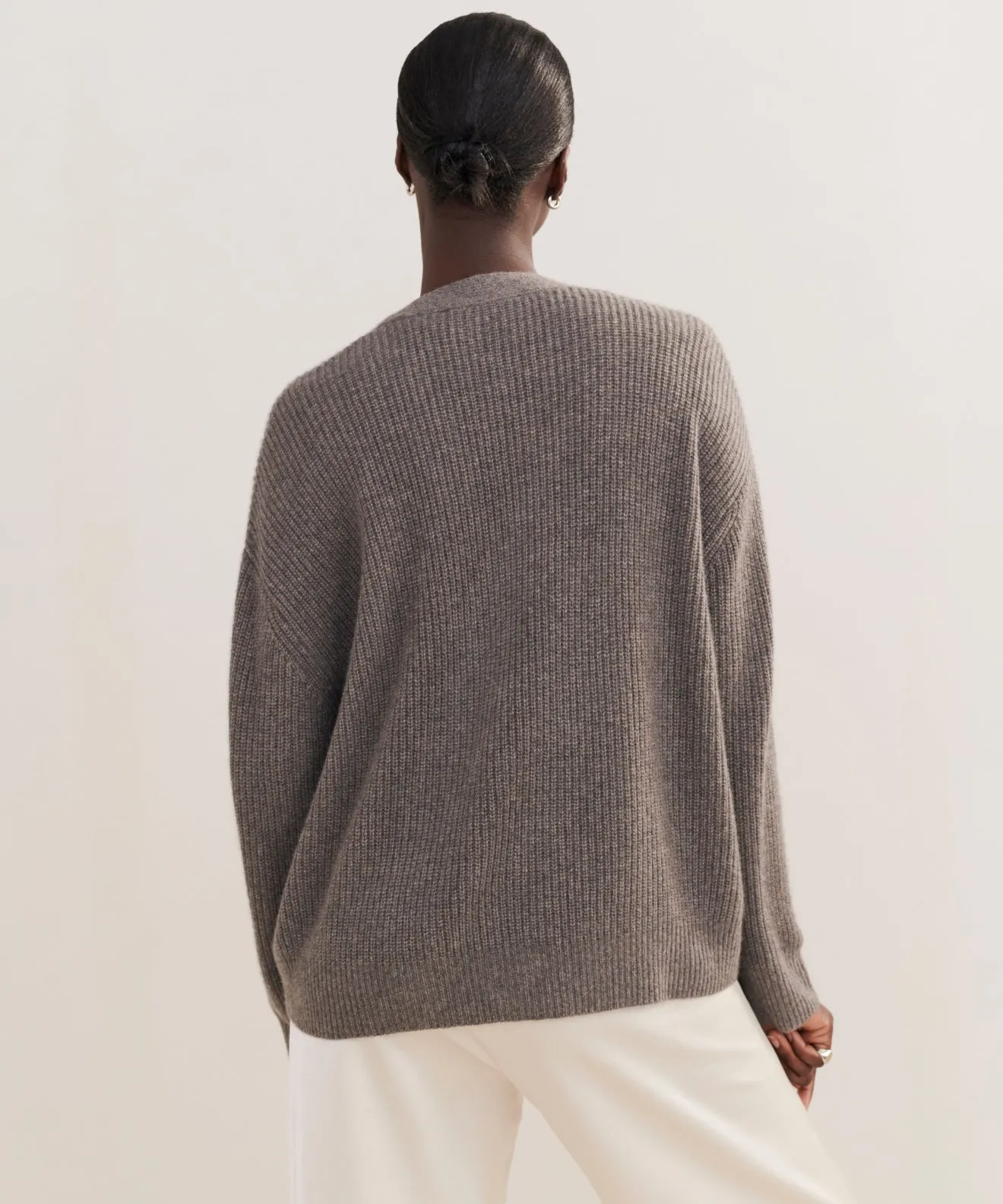 Cropped Cashmere Cocoon Cardigan Ready To Go
