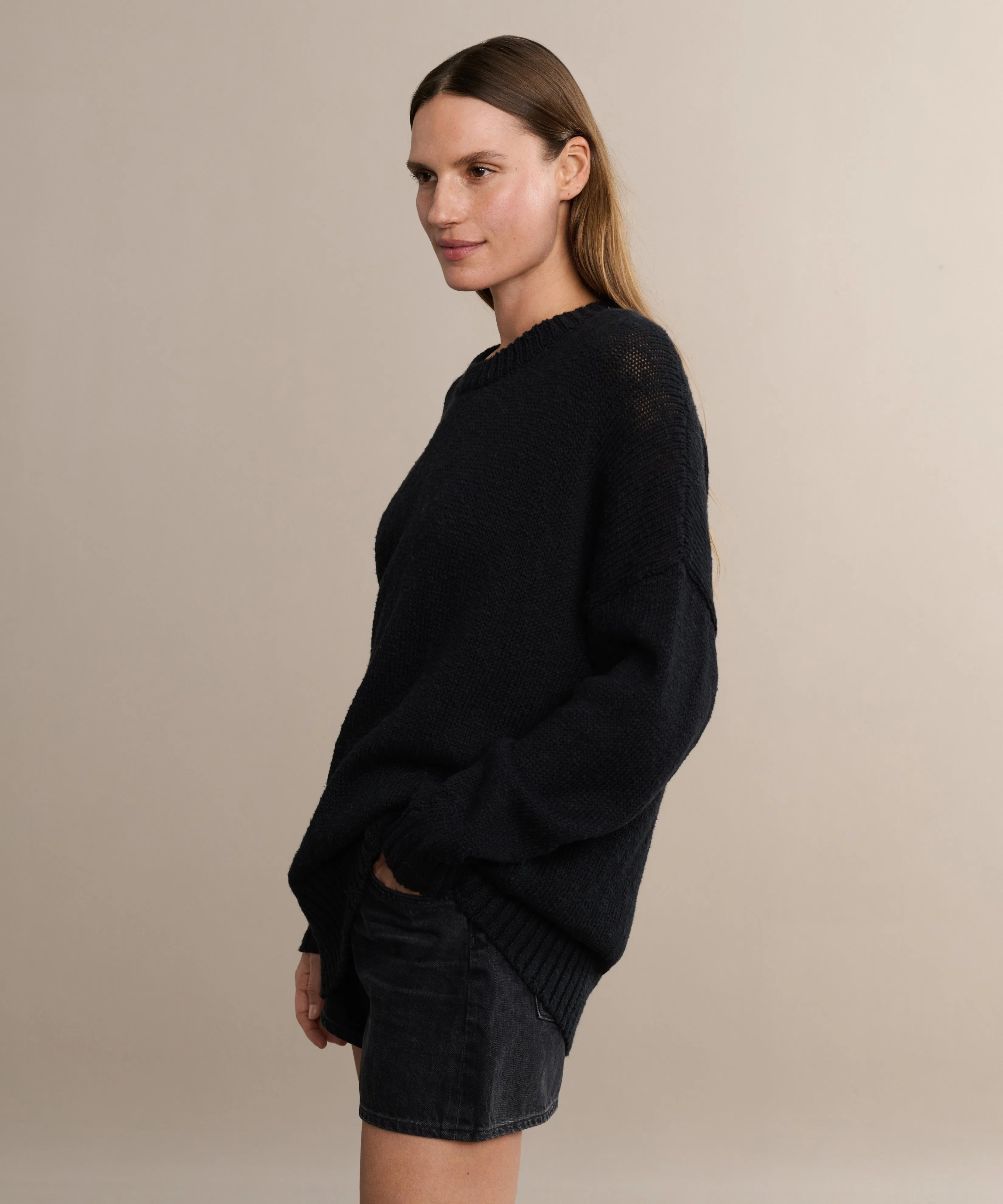 Anti Snag Fabric Moisture Wicking Technology Cruise Cocoon Crewneck