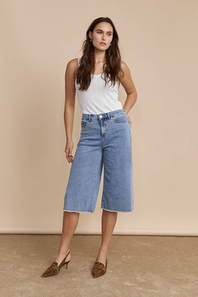 Minimalist Style Family Style Comfy Culotte jeans
