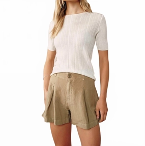Culotte Shorts In Sahara Olive Comfortable Shorts beach shorts