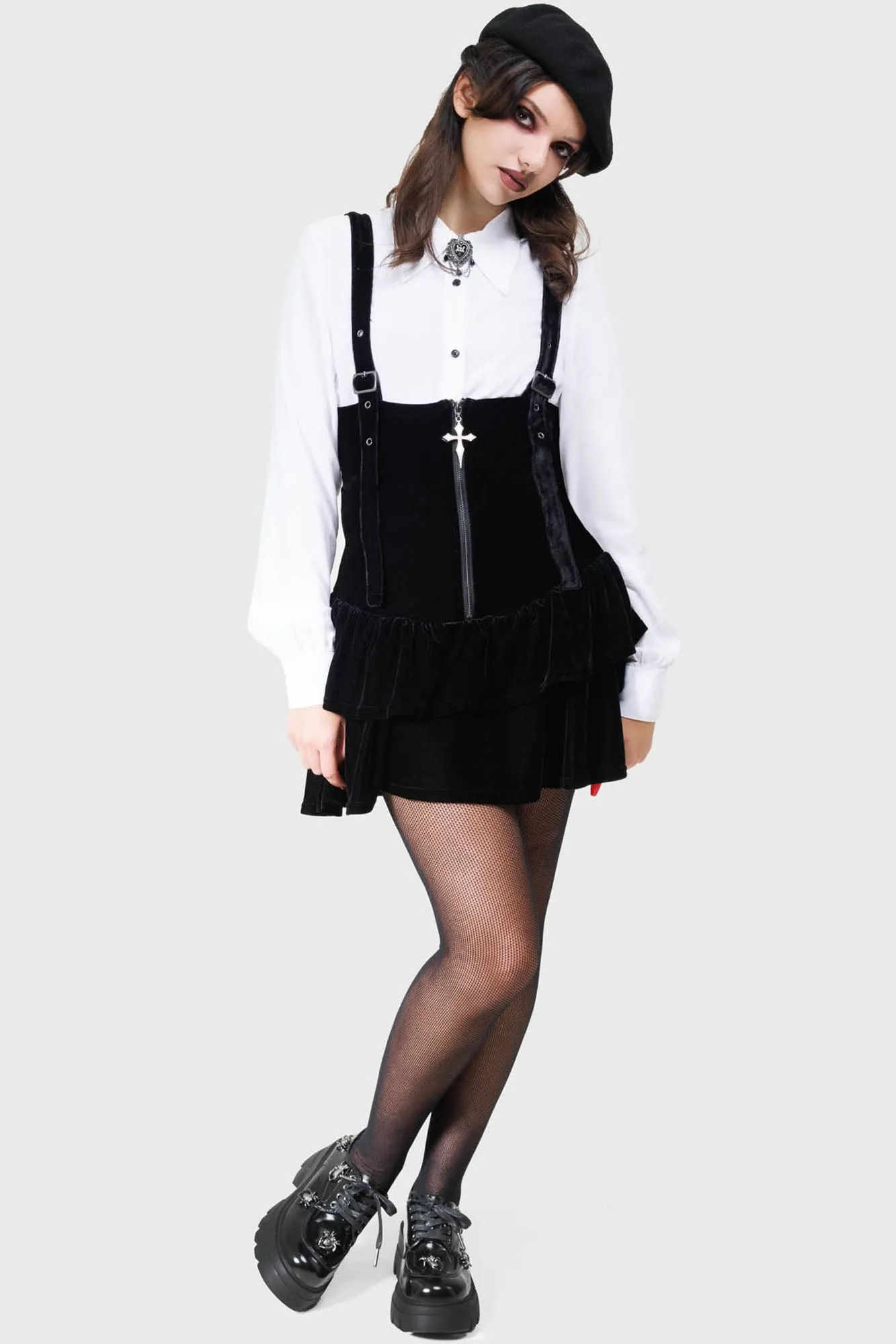 Maxi length Simple Fit Necrotome Skirt