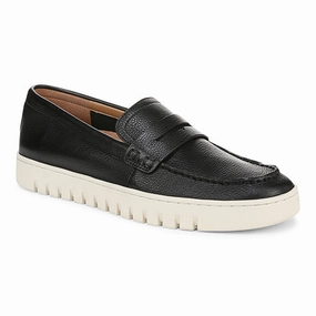 Mens Vionic Uptown in Black PU Sole Roll Step