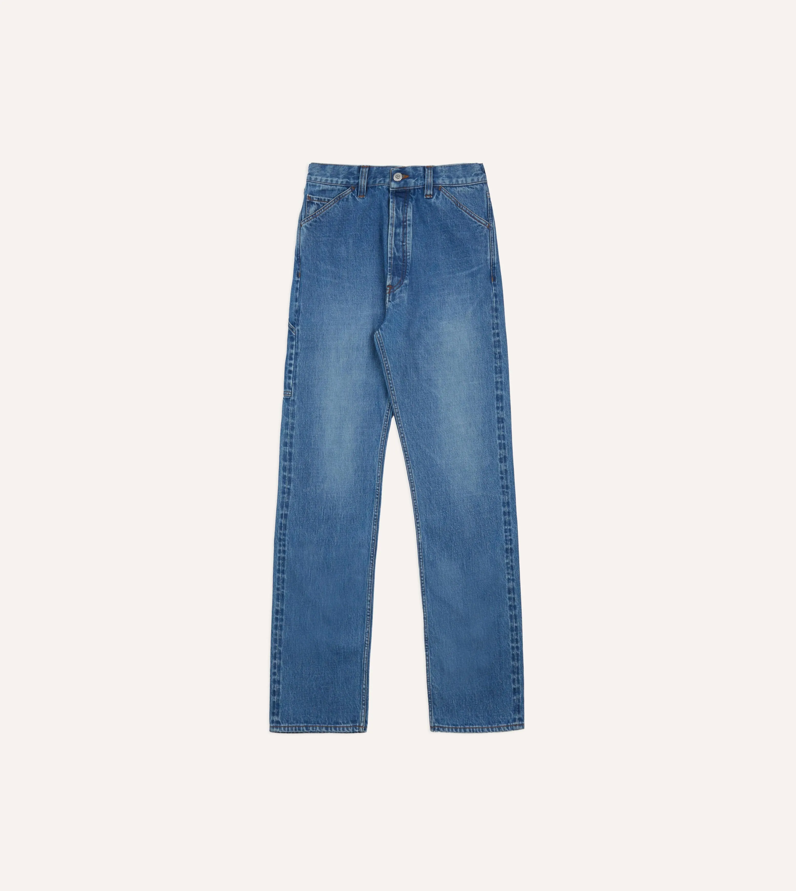Custom Wash 14.2oz Selvedge Denim Painter Pants Urban Comfort