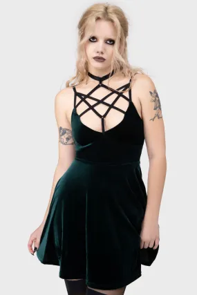 Magica Skater Dress [EMERALD] BreathableFabric