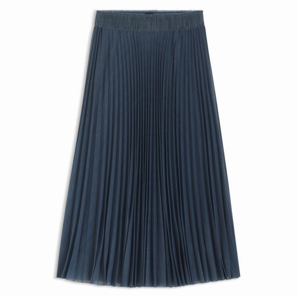 Urban Edge Lined tulle skirt with pliss pleats