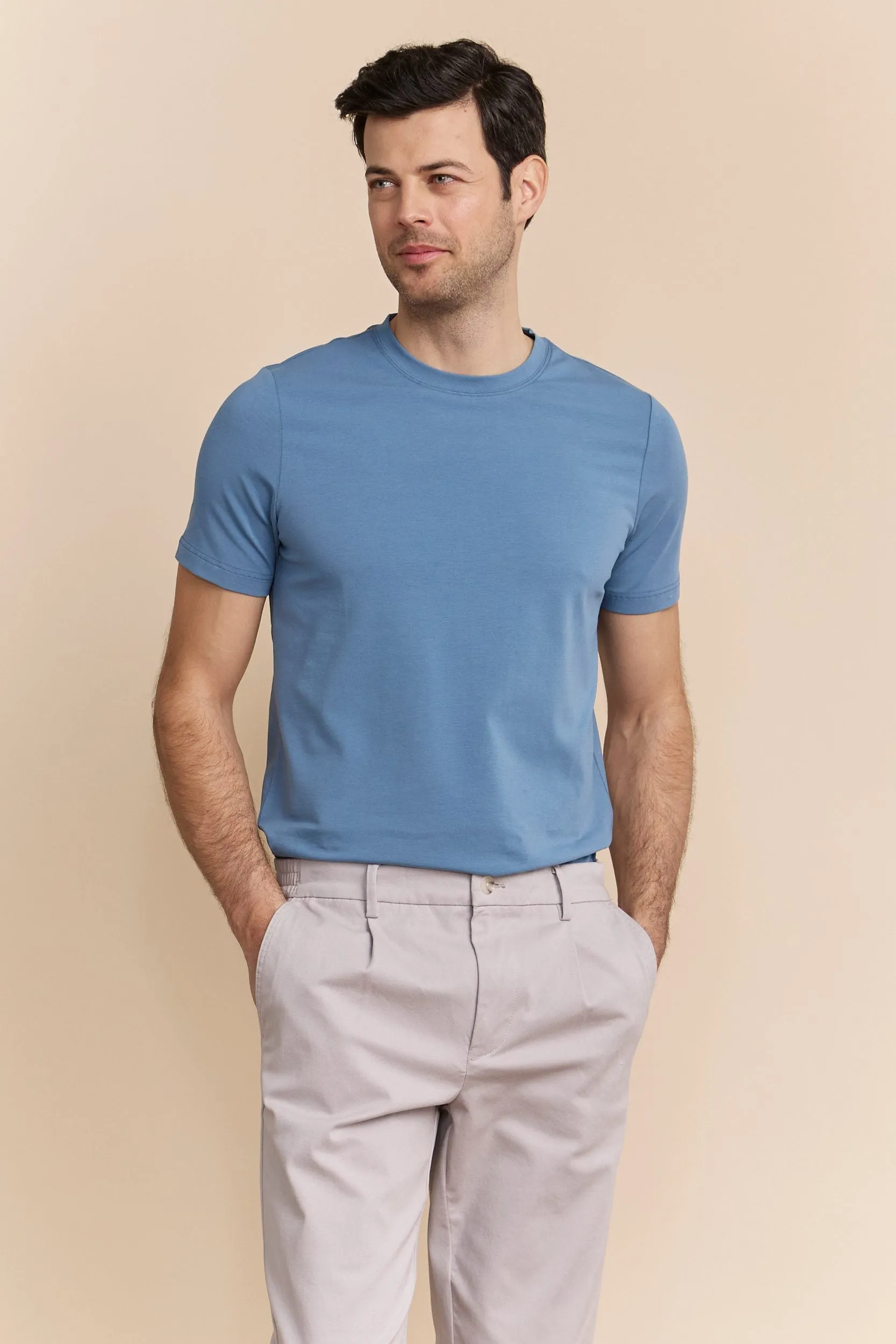 Airflow Ventilation System Basic Top Basic crew neck T-shirt