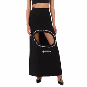 Glamorous Appeal Burberry Montage Print Step-through Skirt