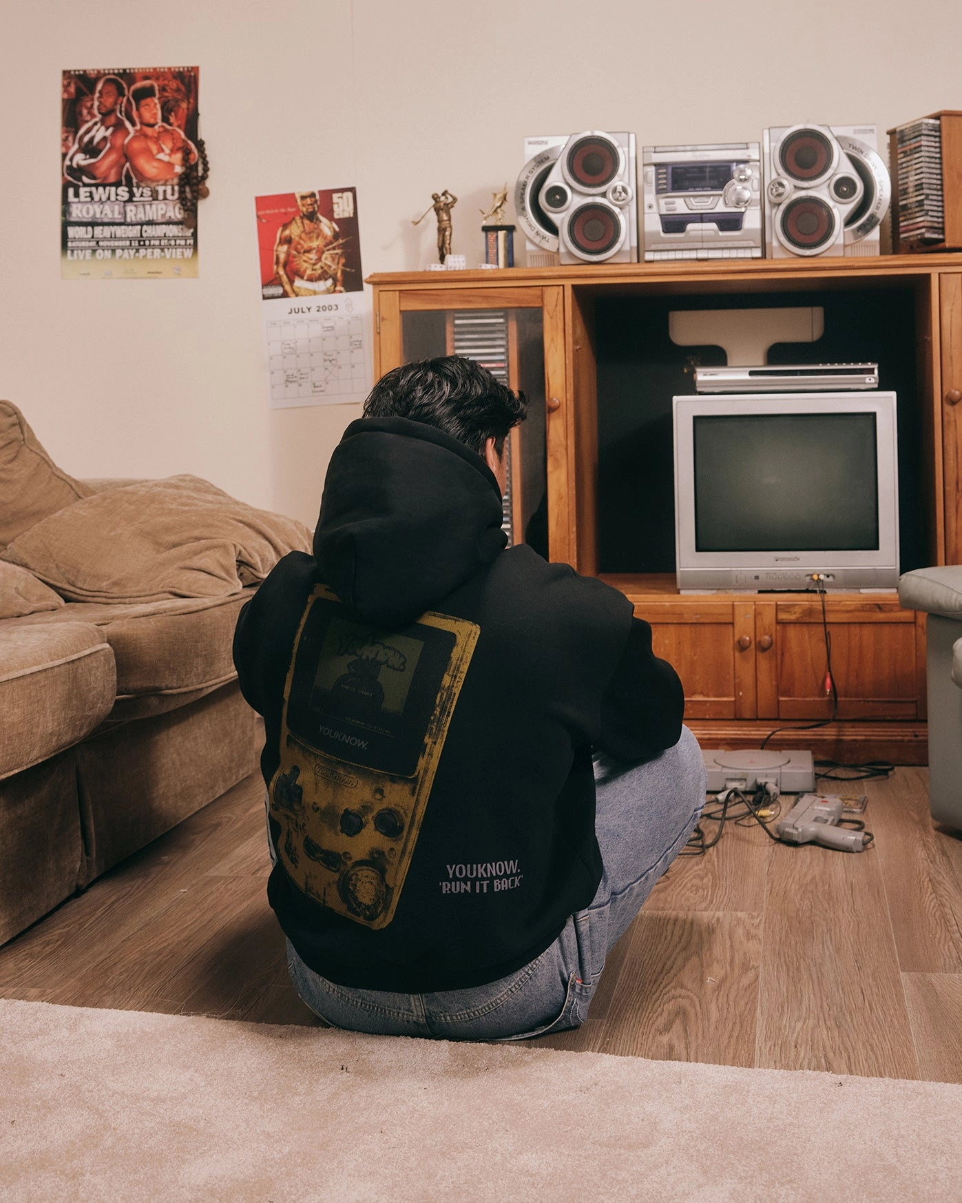 RUN IT BACK HOODIE | Pixel Metallic look