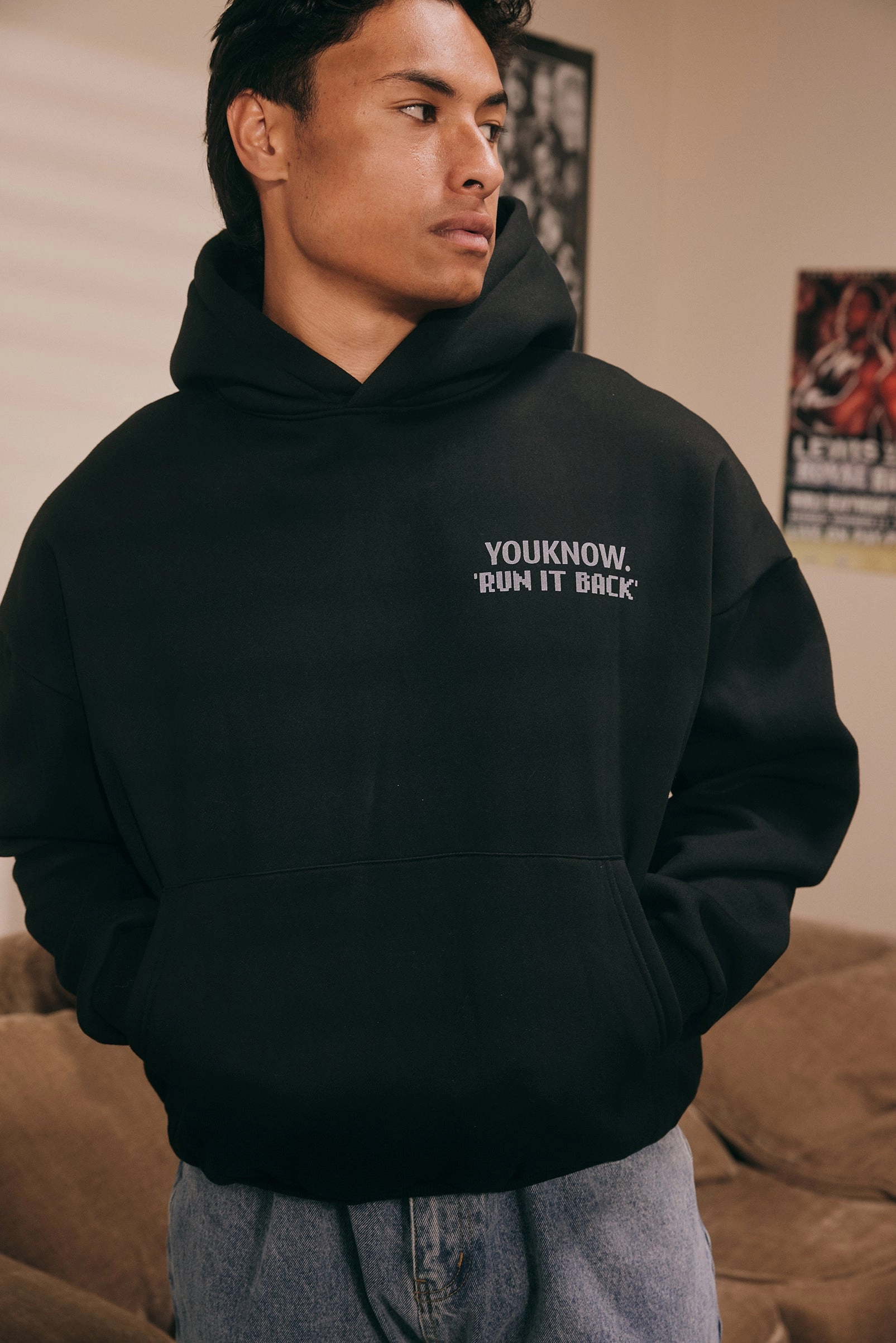 RUN IT BACK HOODIE | Pixel UV Protection