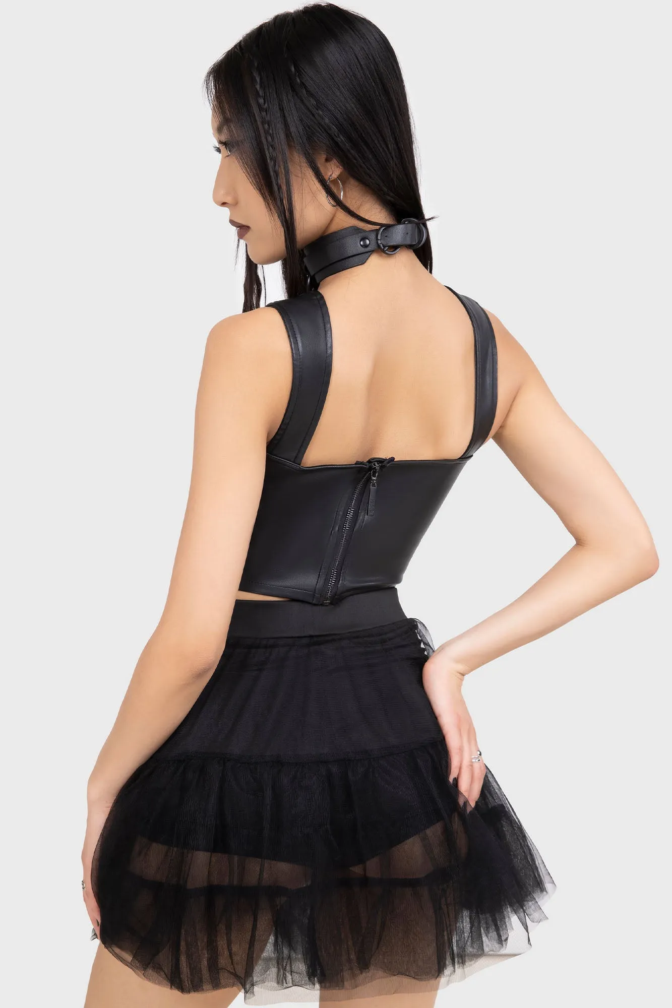 Dance All Night Mini Skirt Neutral Wear Weekend Style