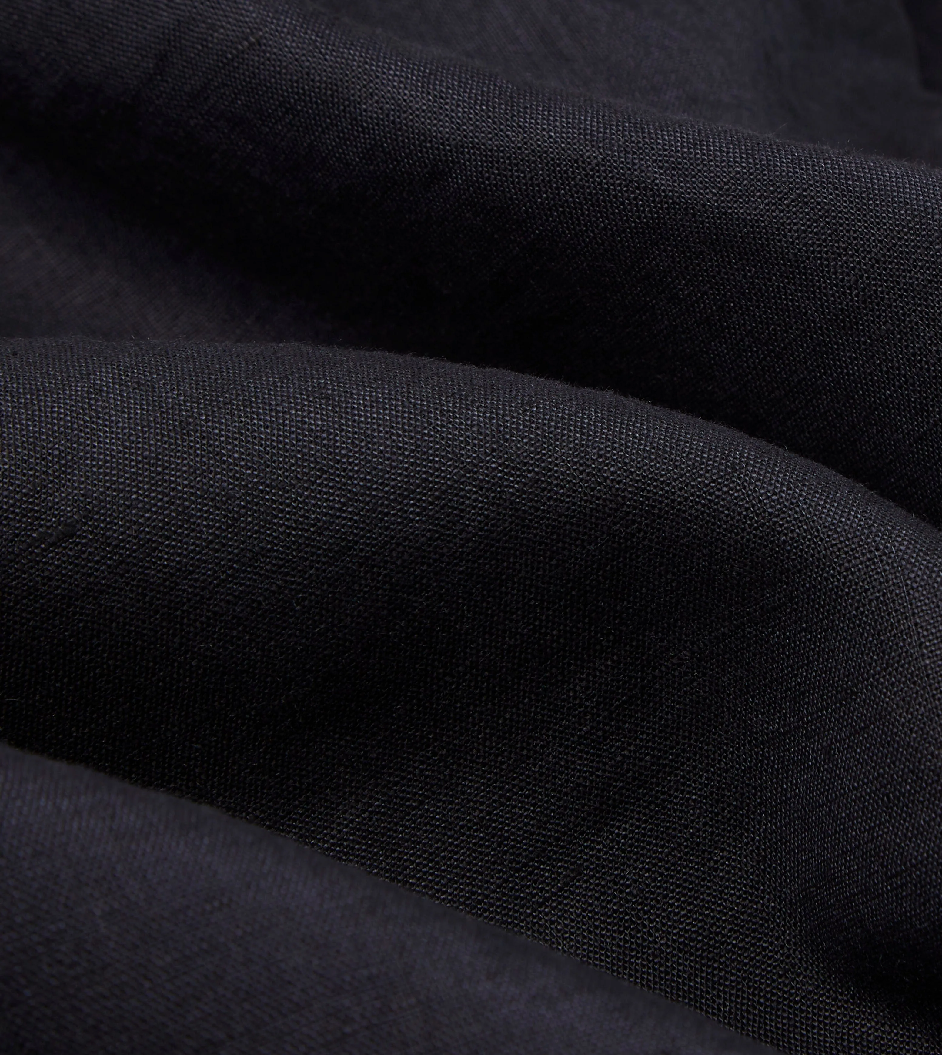 Dark Navy Linen Spread Collar Shirt Reinforced Elbow Patches shopping spree