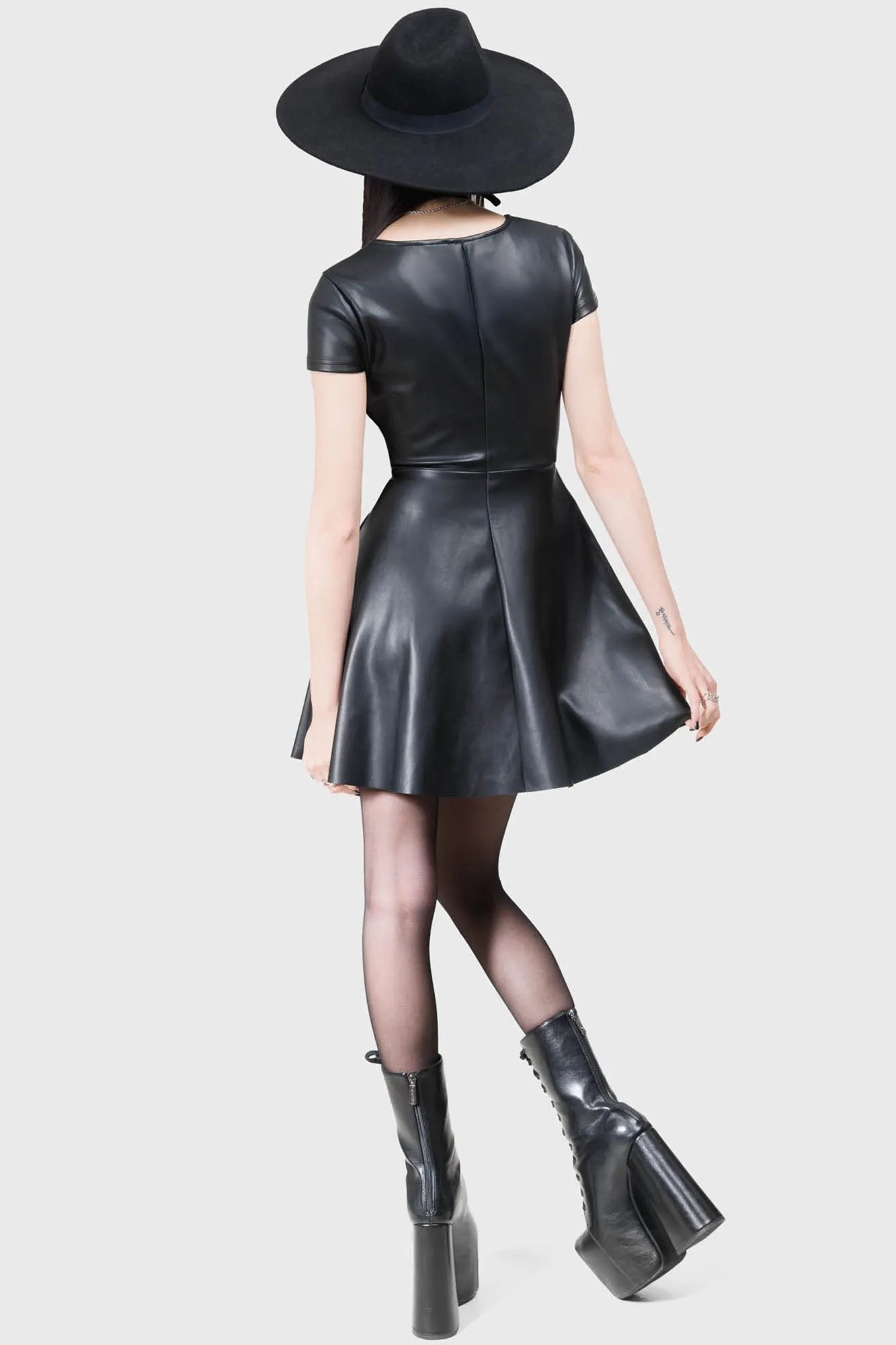 Dark Whisper Dress Neutral palette