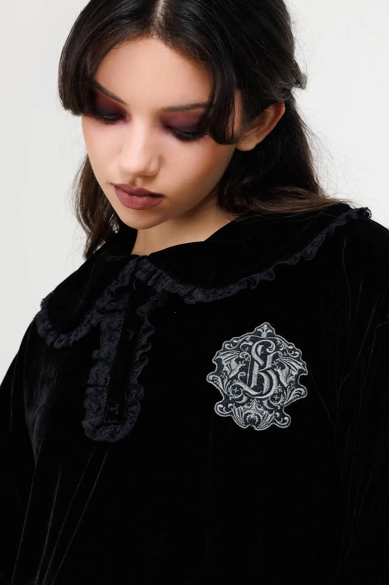 Darkmoor Academy Sweatshirt Layered Collar Option Stay Cozy
