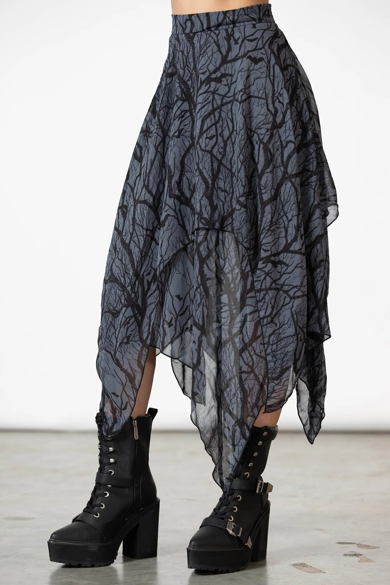 Dasia Maxi Skirt Sleek Vibe Contrast Stitching