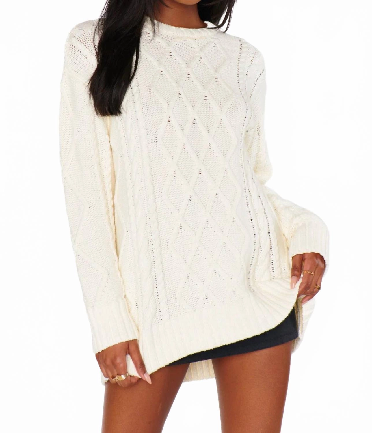 soft fit Cozy Fit Day To Day Sweater In White