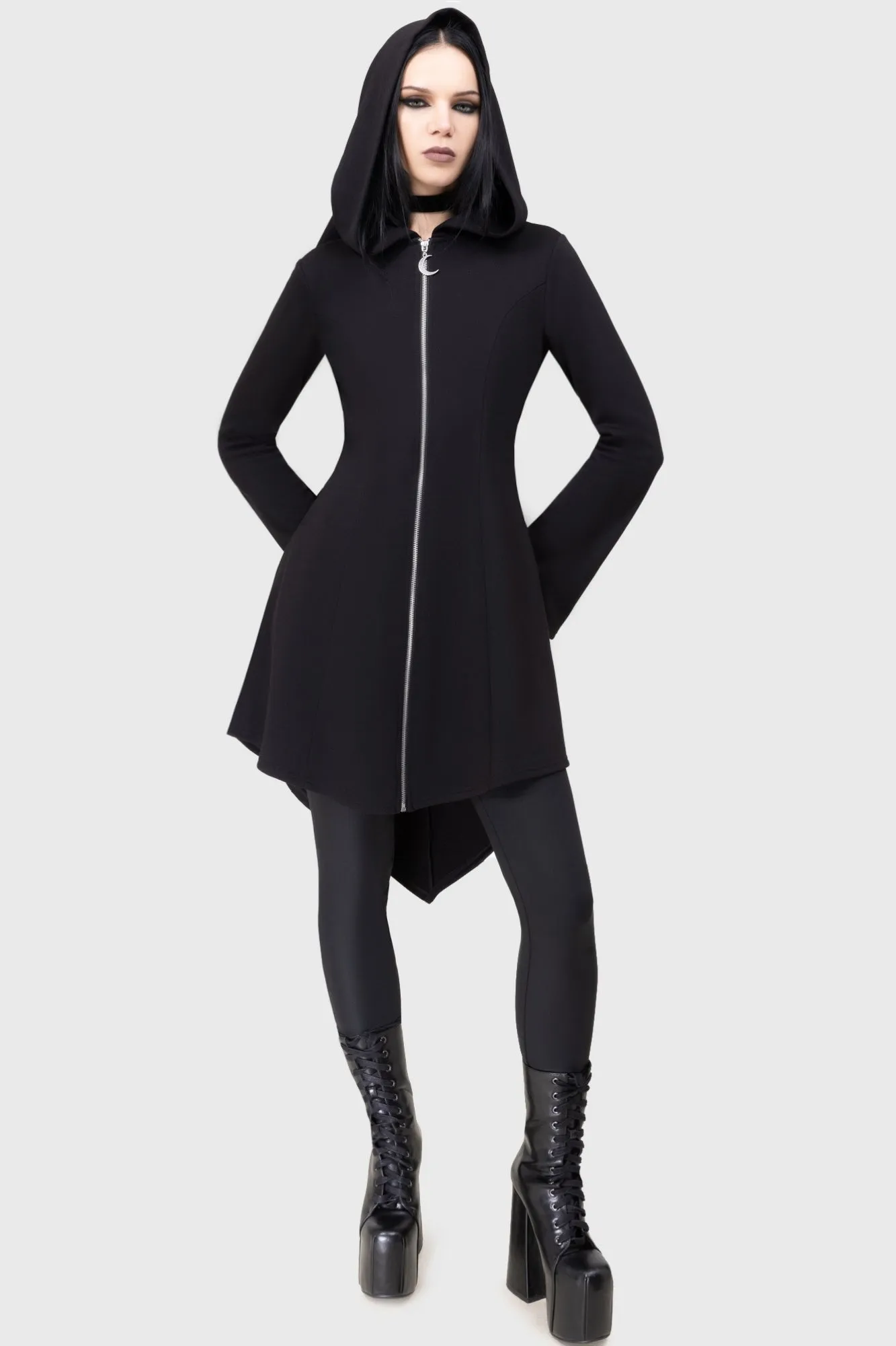 Ventilated Back Weatherproof Zipper Seals Deadly Cauldron Cloak