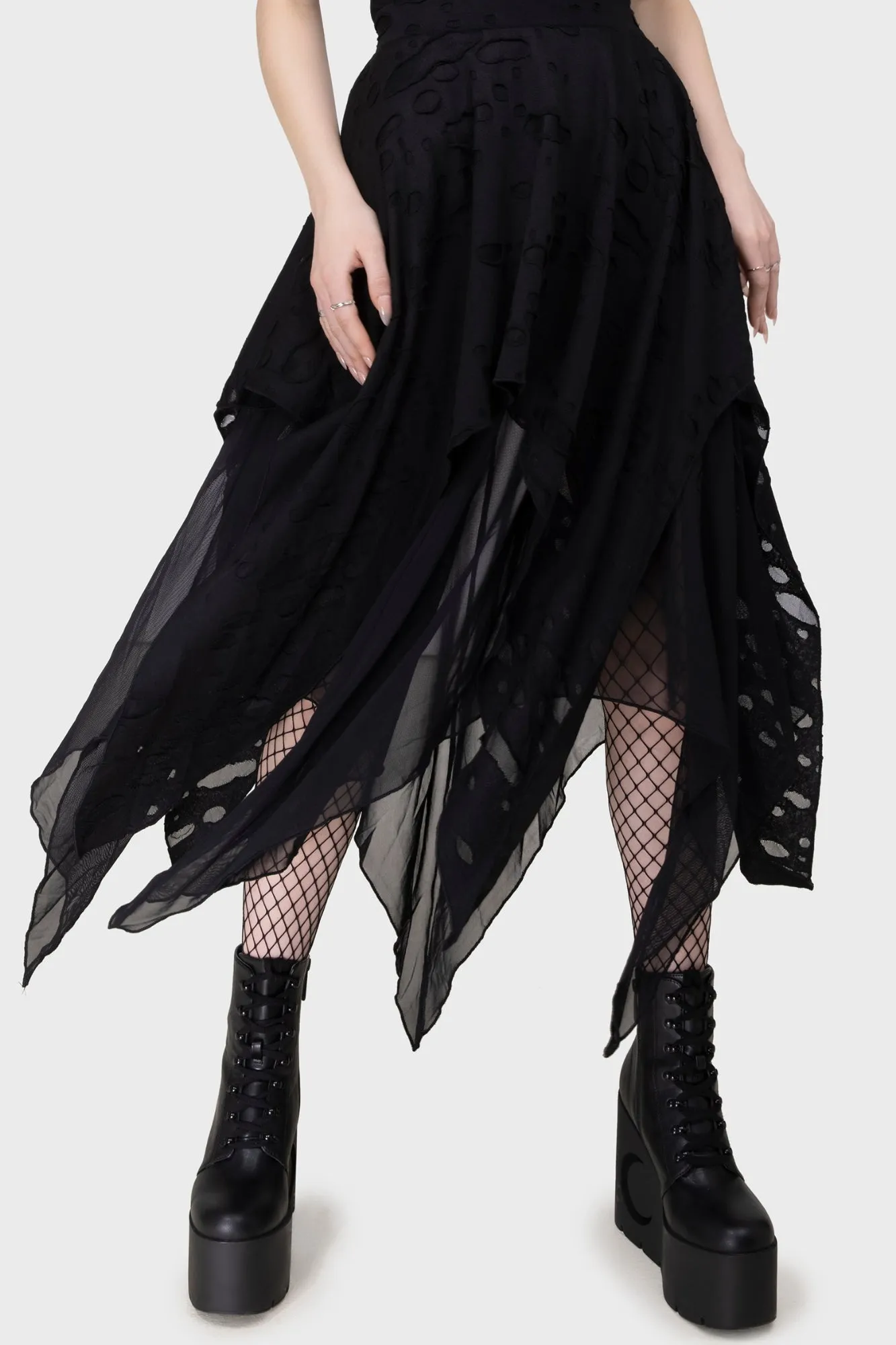 premium fabric Hip Skimming Death Valley Skirt