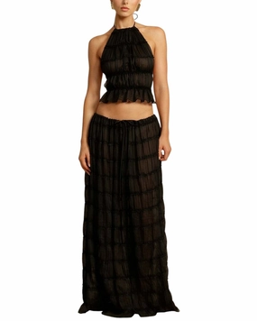 DELI.S 2pc Top & Skirt Set Hand Stitched