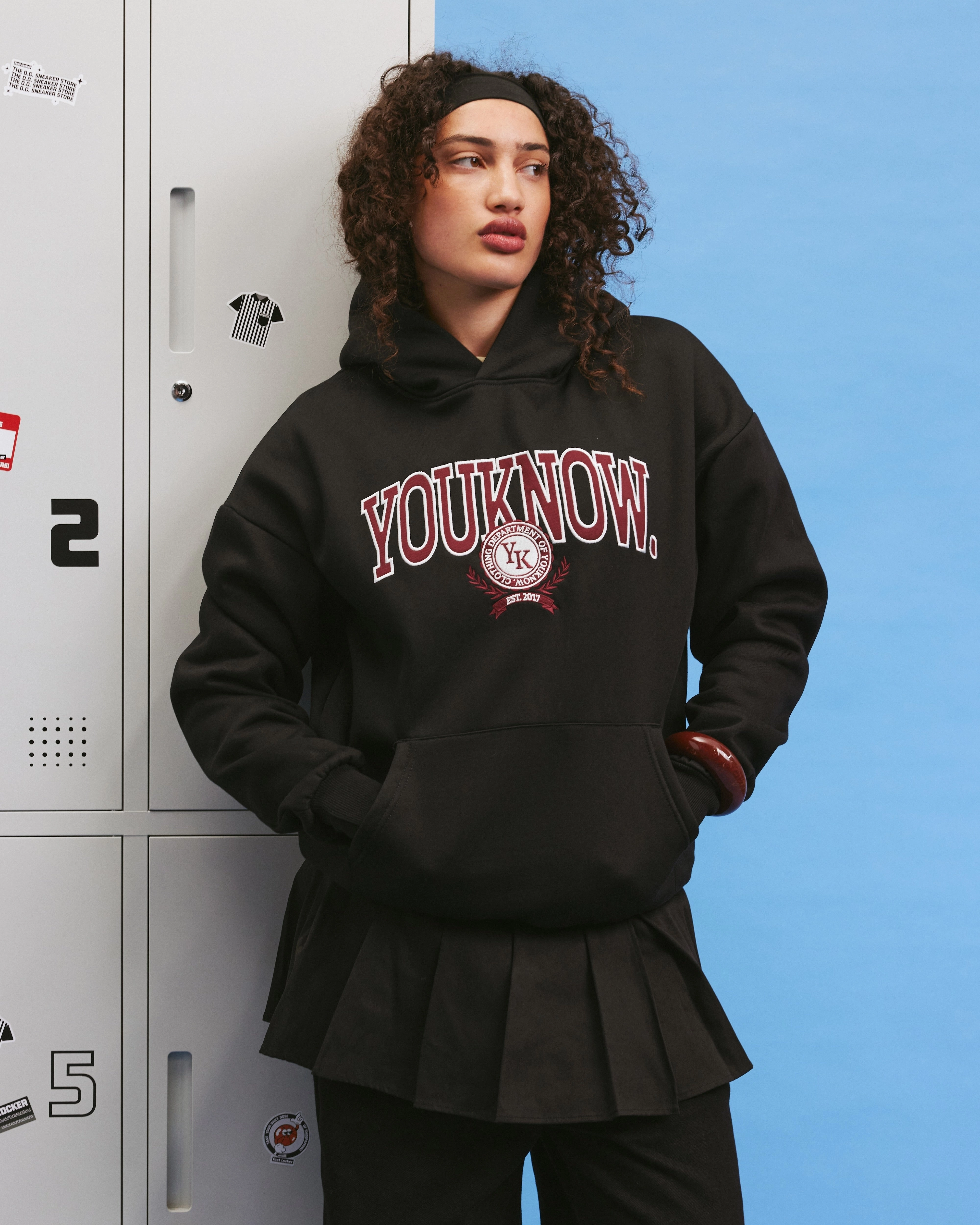 Dept. of YKC Hoodie | Black Polar bear like Power Dressing