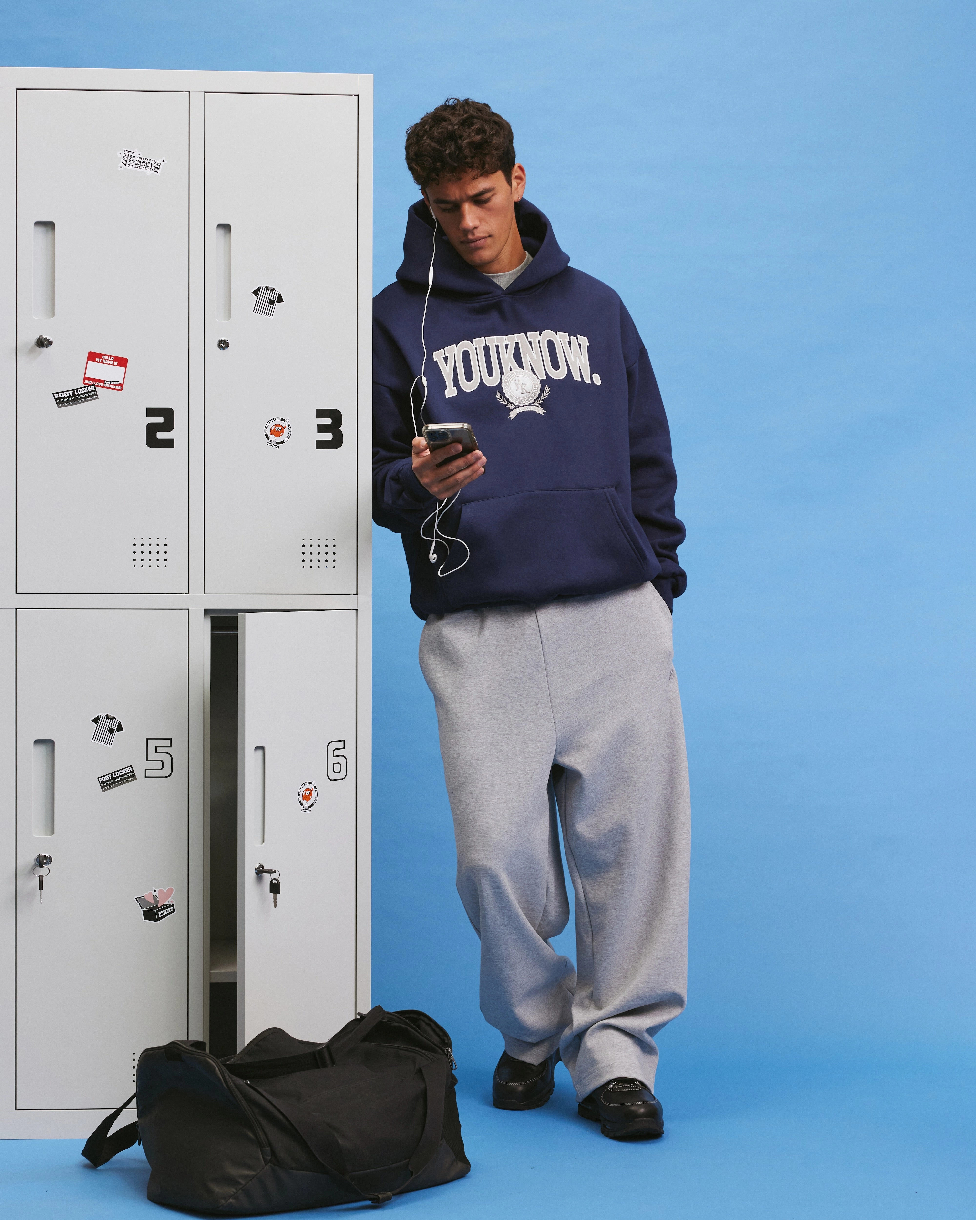 Trend Feel Everyday apparel Dept. of YKC Hoodie | Navy