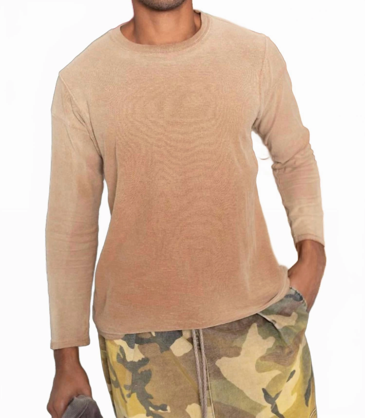 Snuggly Comfort Derrick Tee In Craft