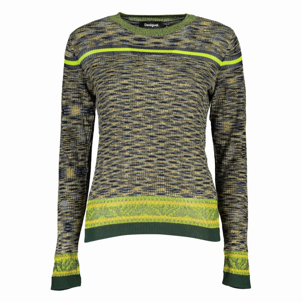 Desigual Cotton Women's Sweater Comfy Knitwear Look