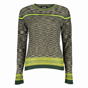 Desigual Cotton Women's Sweater Comfy Knitwear Look