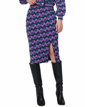 Classic Mood Fold Over Design Diane von Furstenberg Gusta Skirt