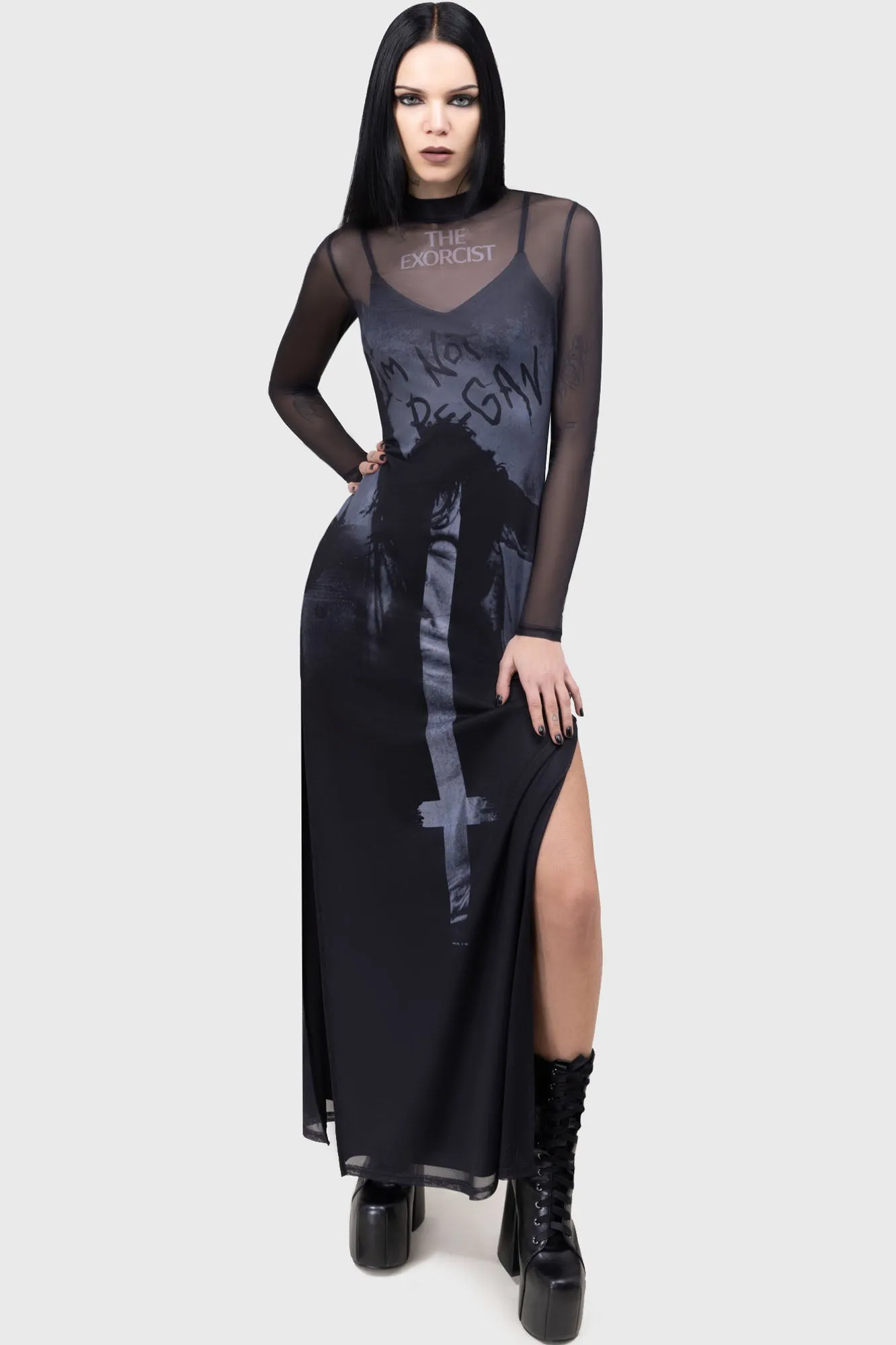 Do You Know What She Did? Maxi Dress Light Finish
