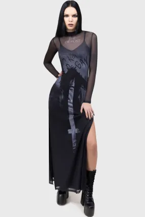Do You Know What She Did? Maxi Dress Light Finish