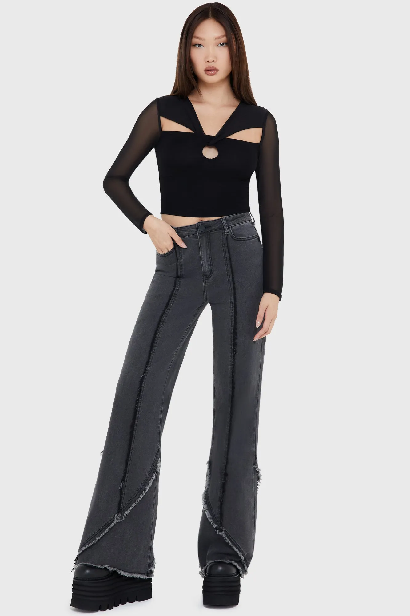 Casual Comfort Look Odor Resistant Treatment Infernum's Curse Jeans