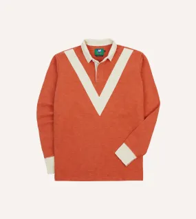 Drake??s and New Balance '77 Flam?? Rugby Shirt Tailored Cut