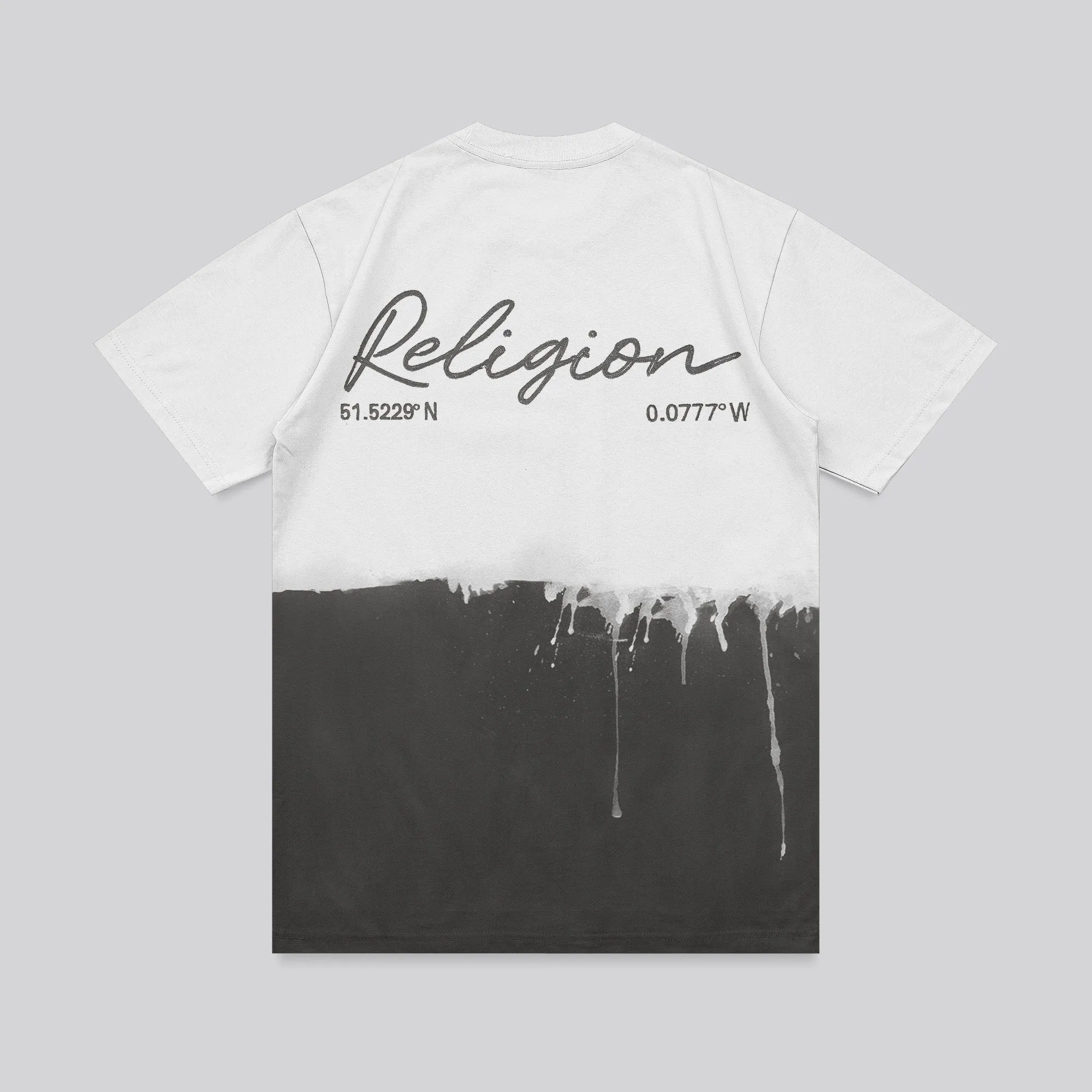 DRIP GUN METAL T-SHIRT Relaxed Fit Active Wearable