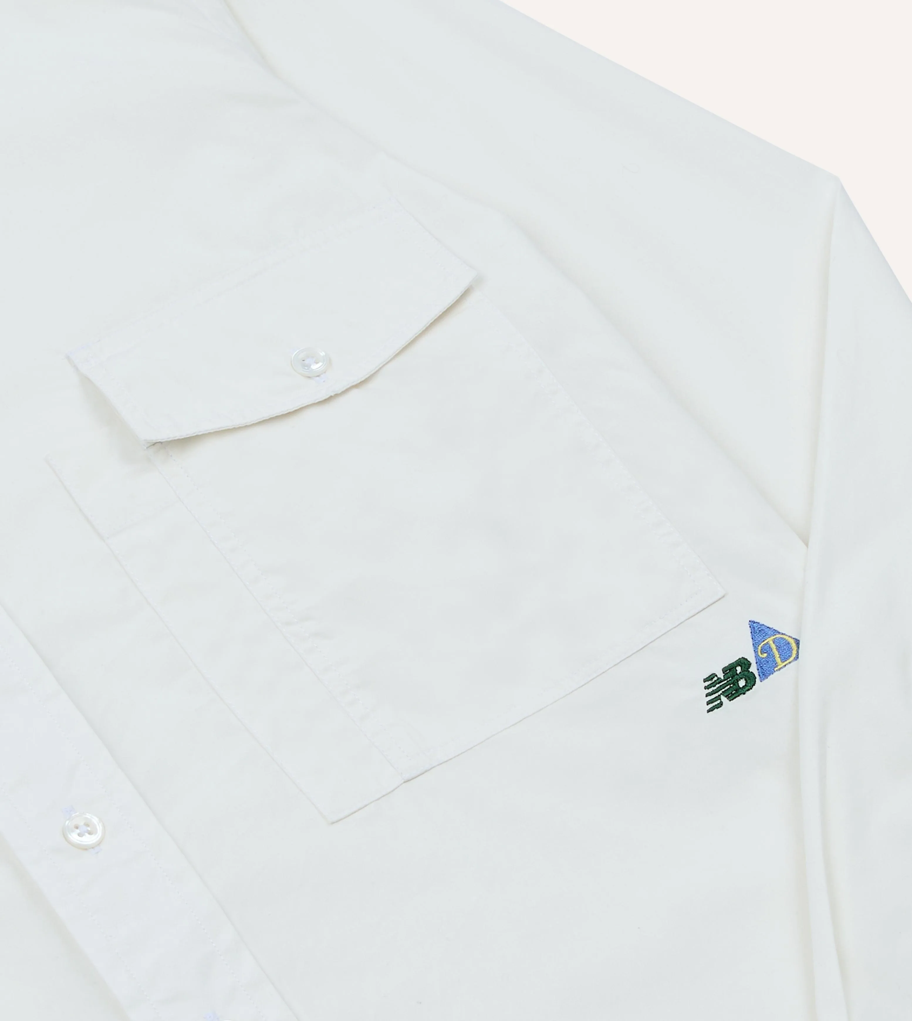 Wrinkle-Free Drake??s and New Balance Poplin Hiking Shirt