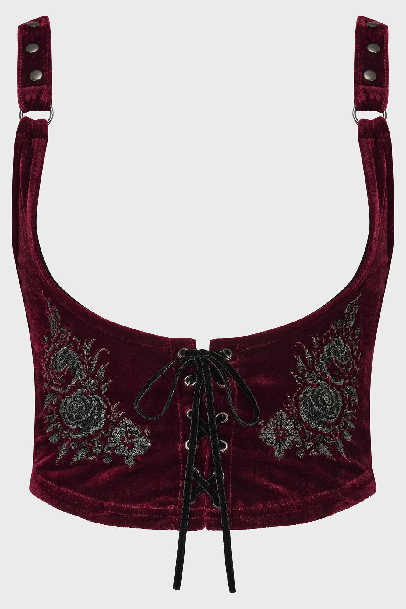 A Devil's Rose Underbust Corset Top HighDensity Weave