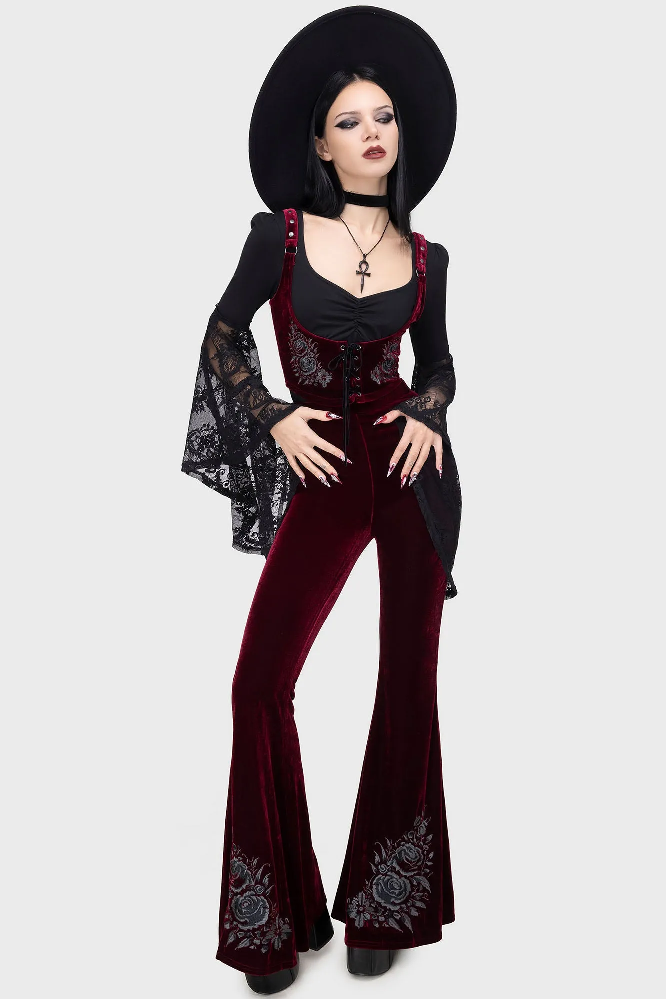 Compression Gradient A Devil's Rose Underbust Corset Top